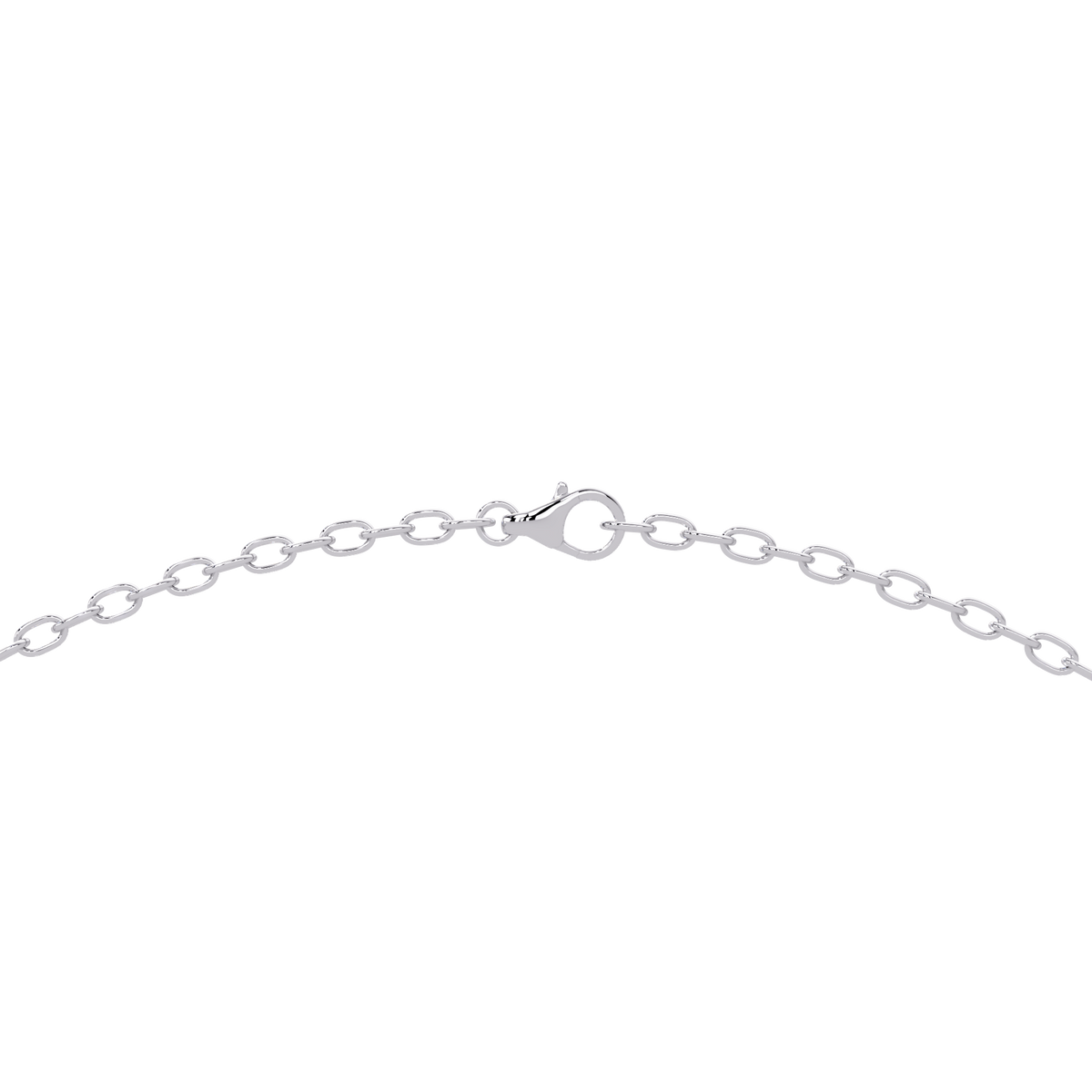 Graduated Round Lab-Grown Diamond V-Shape Necklace in Rose Gold - HIGHCARAT DIAMONDS