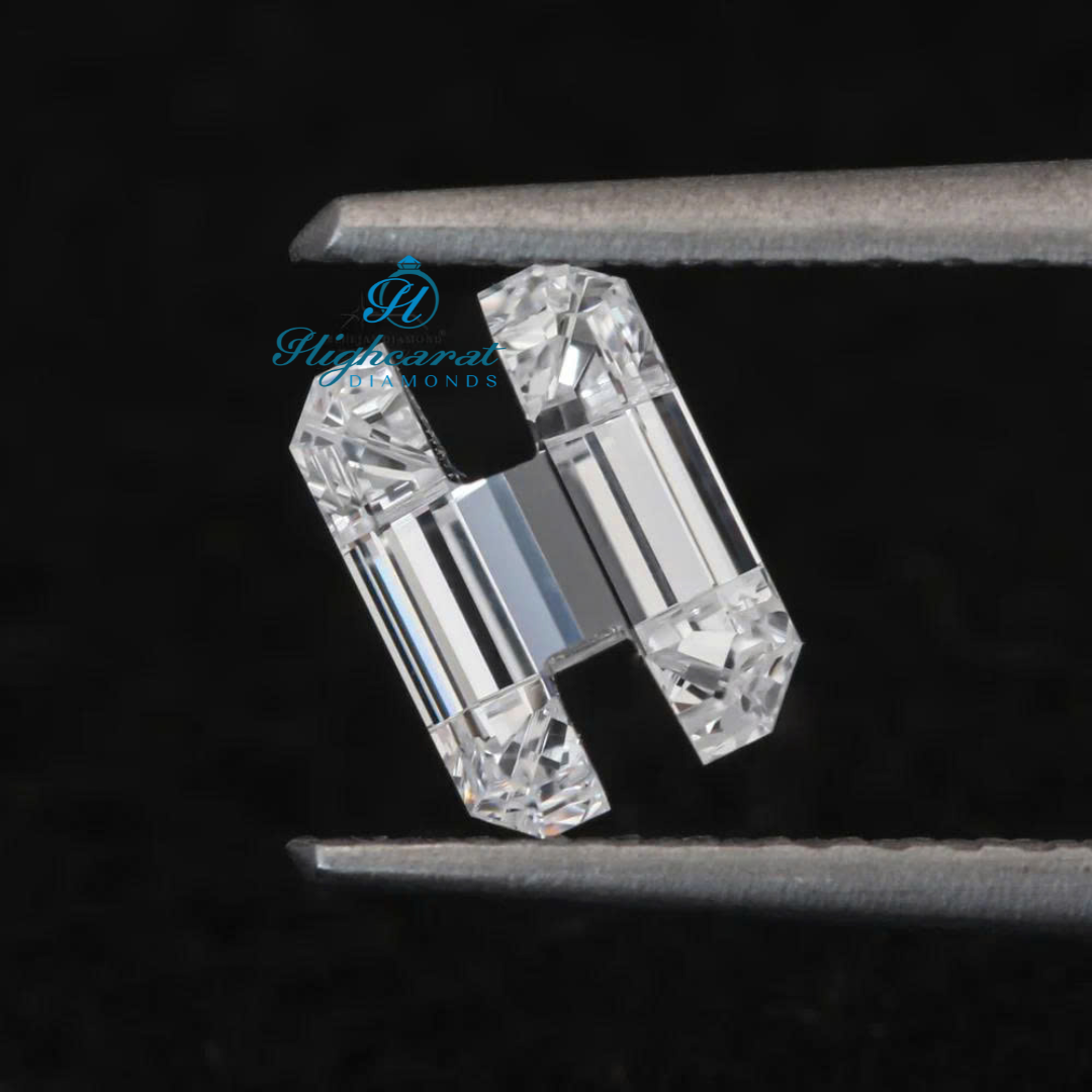 Elegant H-Letter Diamond  Perfect for Custom Pendants, Rings & Minimalist Designs - HIGHCARAT DIAMONDS