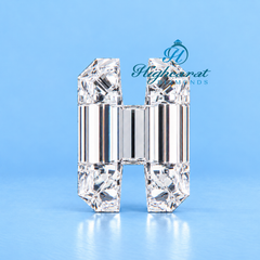 H Letter Shape Lab Grown Diamond