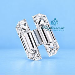Custom H Initial Lab Grown Diamond for Fine Jewelry Designs