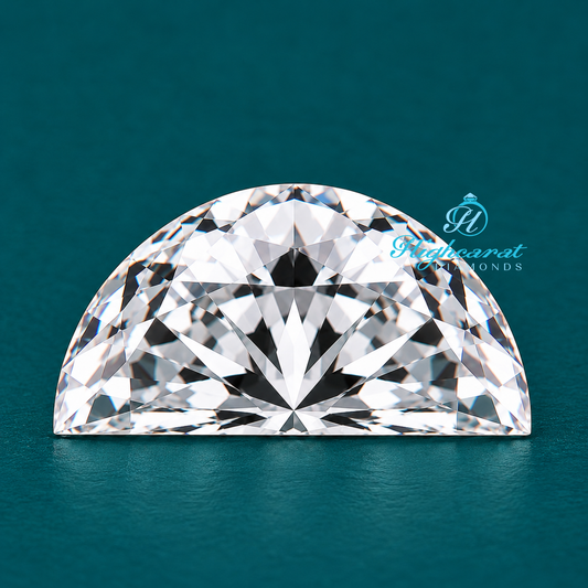 Half Moon Shape Lab Grown Diamond