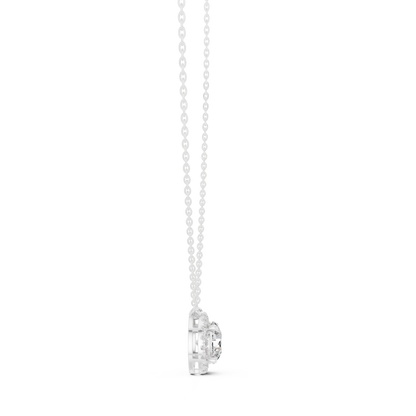 2.39 Ct 10k solid Gold Round Shape Shinning Affordable Diamond Pendant For Party Wear - HIGHCARAT DIAMONDS