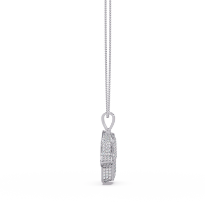 Hamsa Hand Pave Lab Grown Diamond Pendant - HIGHCARAT DIAMONDS