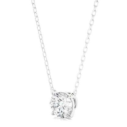 Handcrafted 14K Gold Labgrown Diamond Solitaire Pendant Necklace perfect  gift for wife - HIGHCARAT DIAMONDS