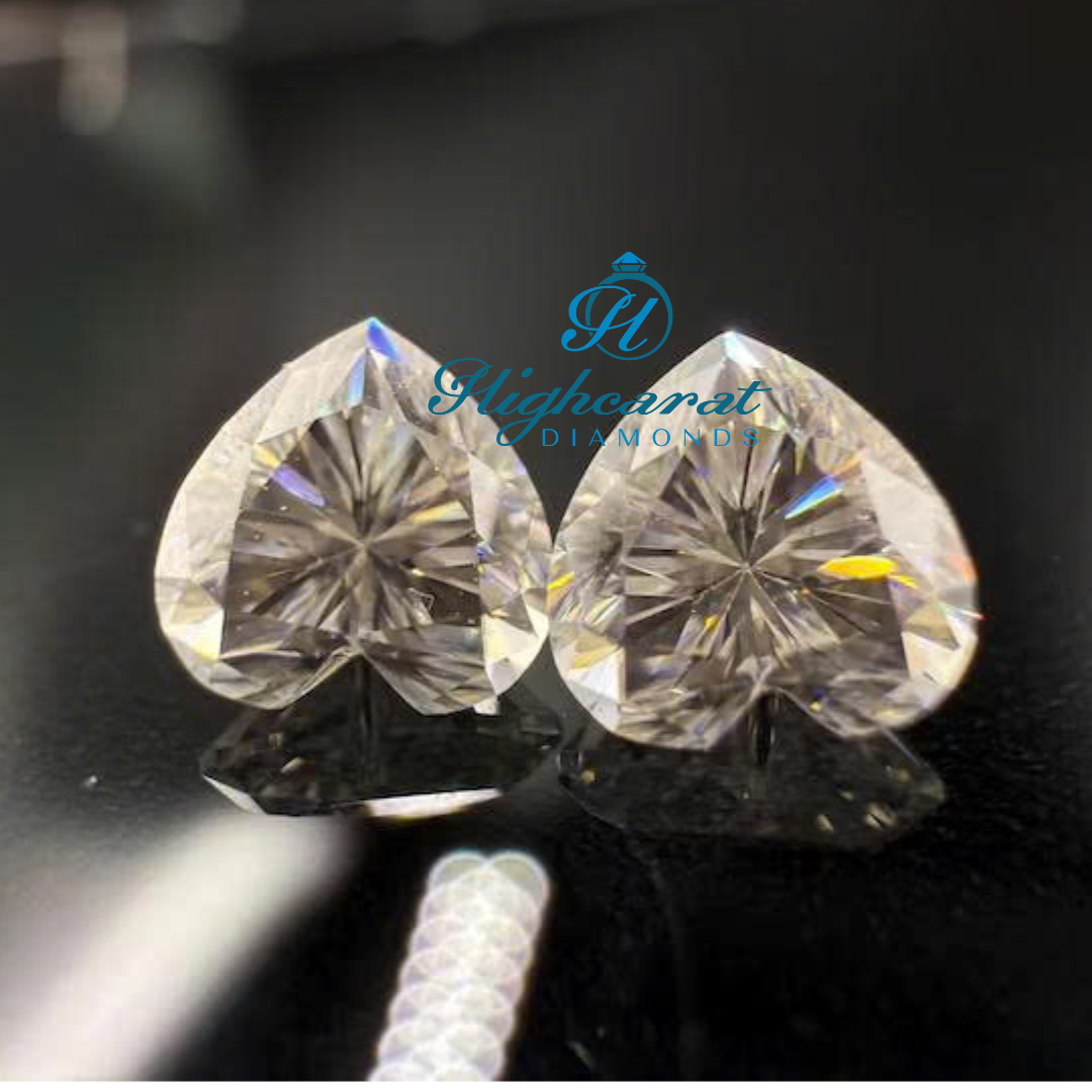 Heart Cut Diamond Shining High Brilliance Fancy Shape for Luxury Jewelry