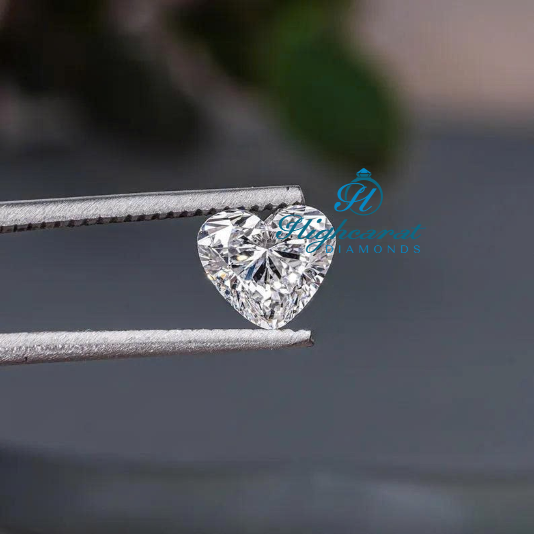 Heart Shaped lab-Grown Diamond Pendant And Ring For Women, Featuring New Sparkling Elegance