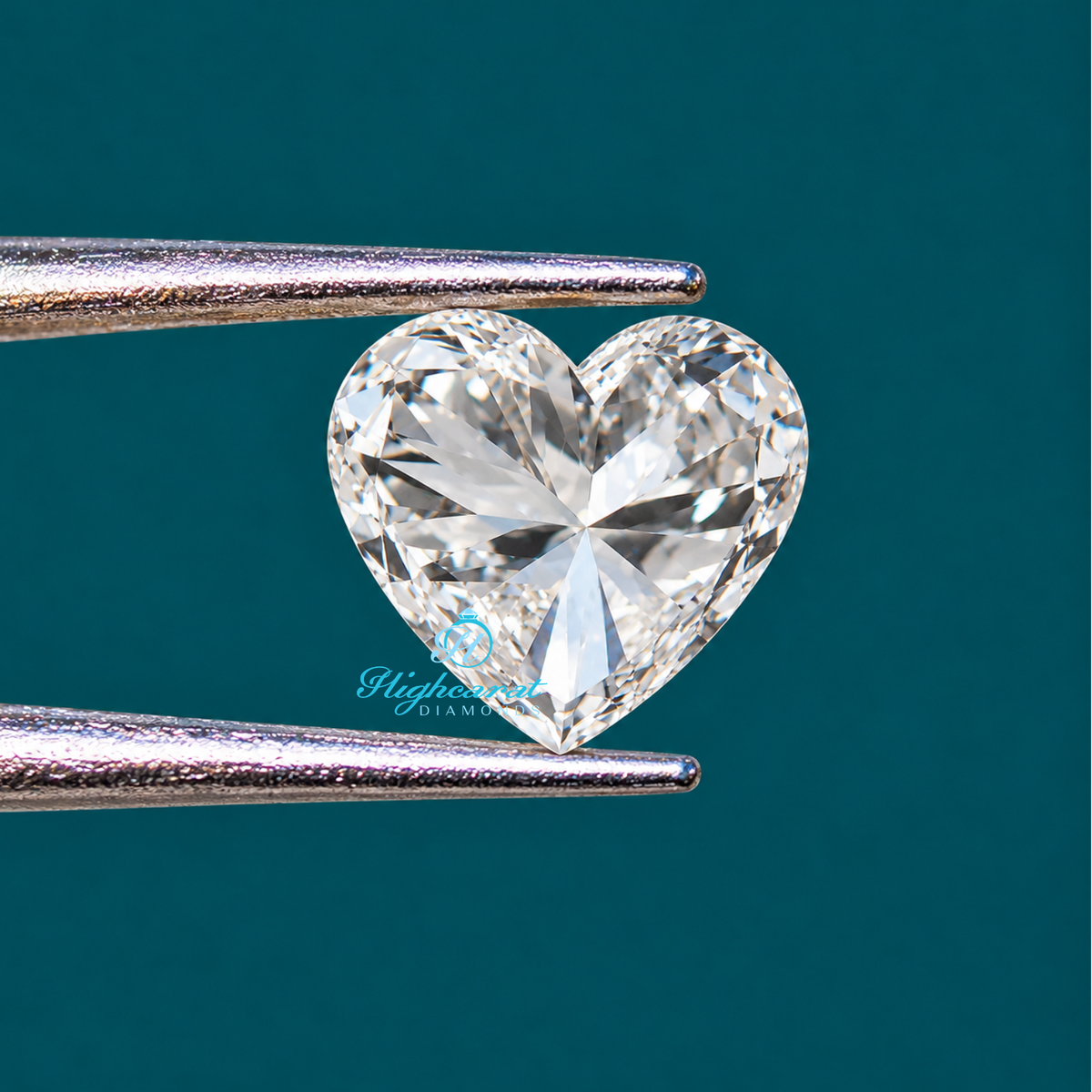 Antique Heart Shaped Lab Grown Diamond