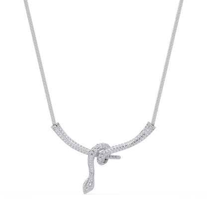 Hip Hop Lab Grown Diamond Snake Pendant Yellow Gold - HIGHCARAT DIAMONDS