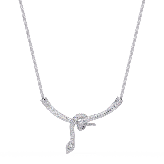 Hip Hop Lab Grown Diamond Snake Pendant Yellow Gold - HIGHCARAT DIAMONDS