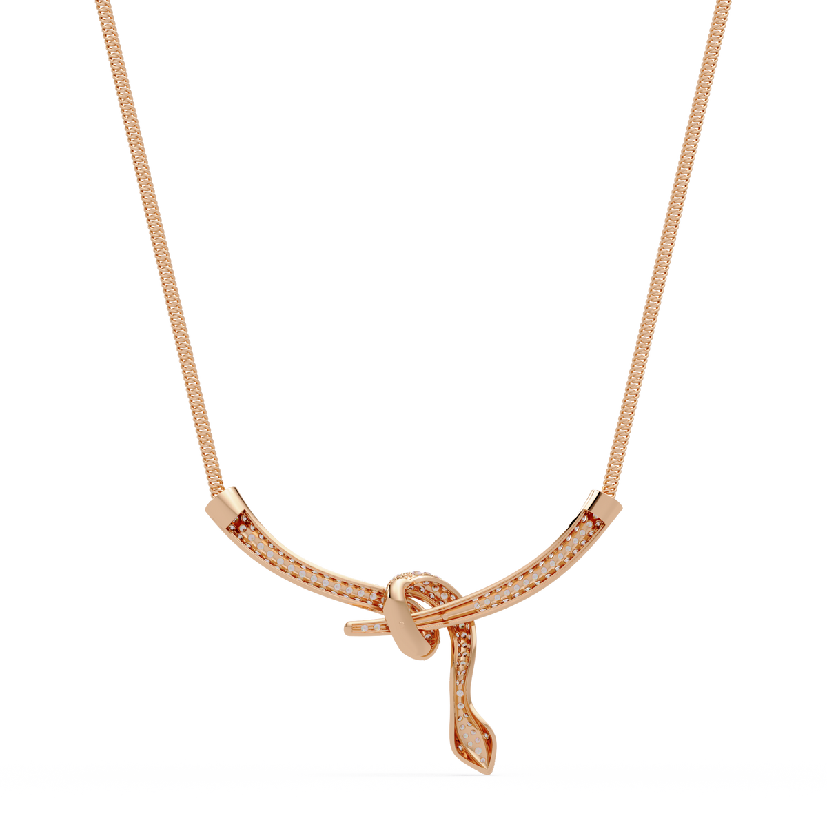 Hip Hop Lab Grown Diamond Snake Pendant Yellow Gold - HIGHCARAT DIAMONDS