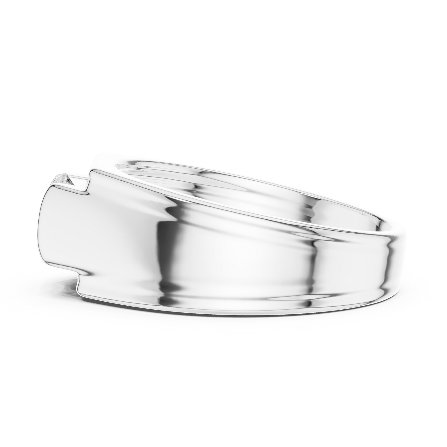 1.00 Ct Round Shapes Lab Grown Diamond Ring Classic Vintage Men's Diamond Ring Daily Wear - HIGHCARAT DIAMONDS