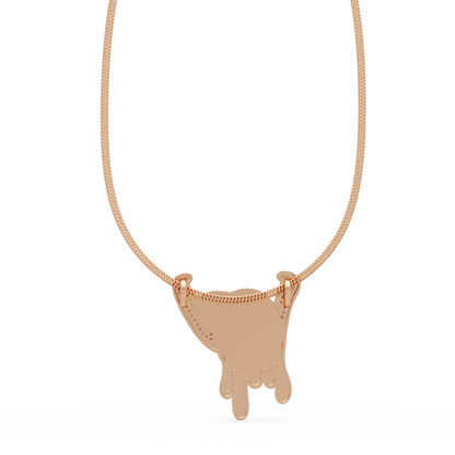 Iced Out Drip Style Lab Grown Diamond White Gold Pendant - HIGHCARAT DIAMONDS