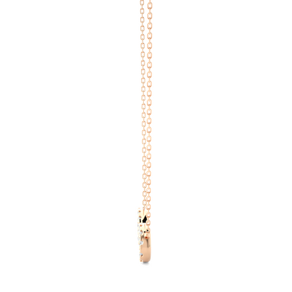 Infinity Diamond pendant In 14KT Gold Modern Round Pendant Necklace For Her - HIGHCARAT DIAMONDS