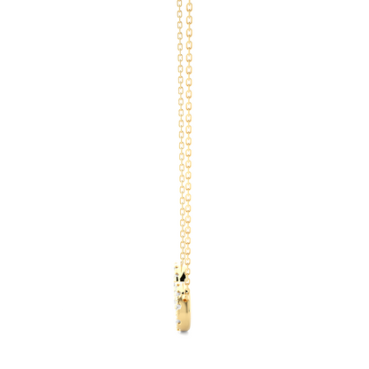Infinity Diamond pendant In 14KT Gold Modern Round Pendant Necklace For Her - HIGHCARAT DIAMONDS