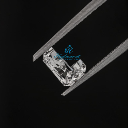 L Shape Premium Lab-Grown Diamond Modern Style For Her Custom Fine Jewelry
