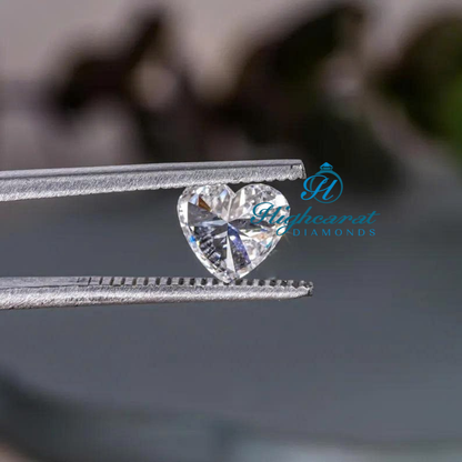Heart Shaped lab-Grown Diamond Pendant And Ring For Women, Featuring New Sparkling Elegance - HIGHCARAT DIAMONDS