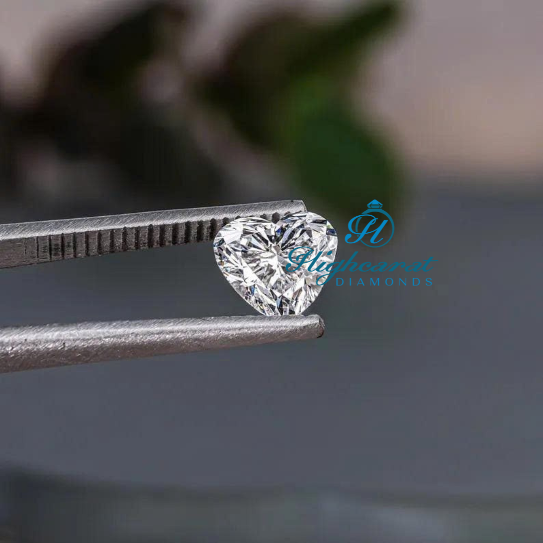 Heart Shaped lab-Grown Diamond Pendant And Ring For Women, Featuring New Sparkling Elegance - HIGHCARAT DIAMONDS