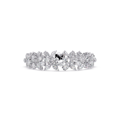 Lab Grown Marquise Diamond Cluster Bracelet - HIGHCARAT DIAMONDS