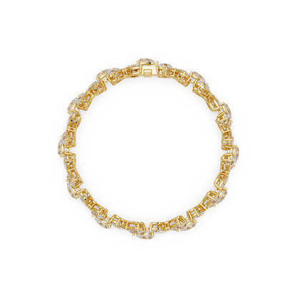 Lab Grown Marquise Diamond Cluster Bracelet - HIGHCARAT DIAMONDS