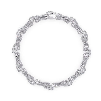 Lab Grown Marquise Diamond Cluster Bracelet - HIGHCARAT DIAMONDS