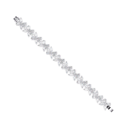 Lab Grown Marquise Diamond Cluster Bracelet - HIGHCARAT DIAMONDS