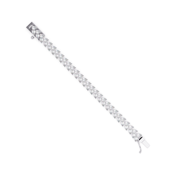 Lab Grown Pear Shape Diamond Cluster Gold Bracelet - HIGHCARAT DIAMONDS