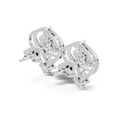 Round Shapes Lab Grown & Natural Diamond 18k Solid White Gold Fabulous Dainty Diamond Ring For Her Gift - HIGHCARAT DIAMONDS