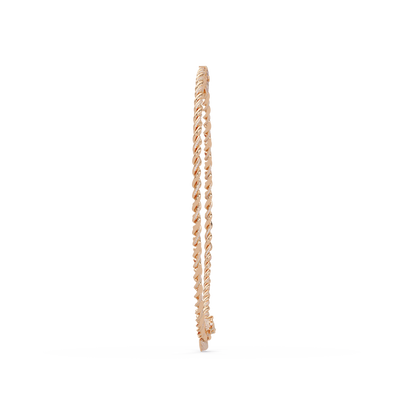 Lab Grown Round Diamond Cuban Link Circle Clasp Necklace - HIGHCARAT DIAMONDS