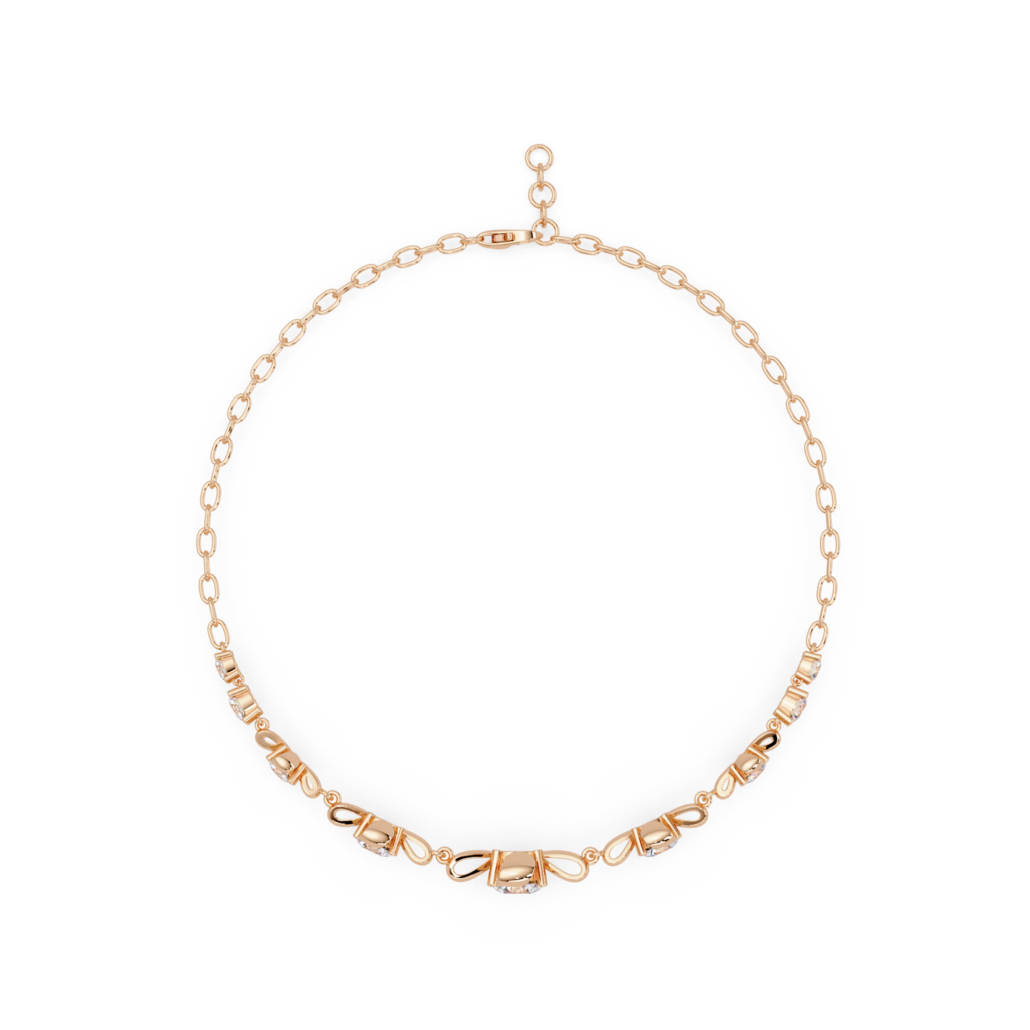 Lab Grown Round Diamond Floral Motif Bracelet - HIGHCARAT DIAMONDS