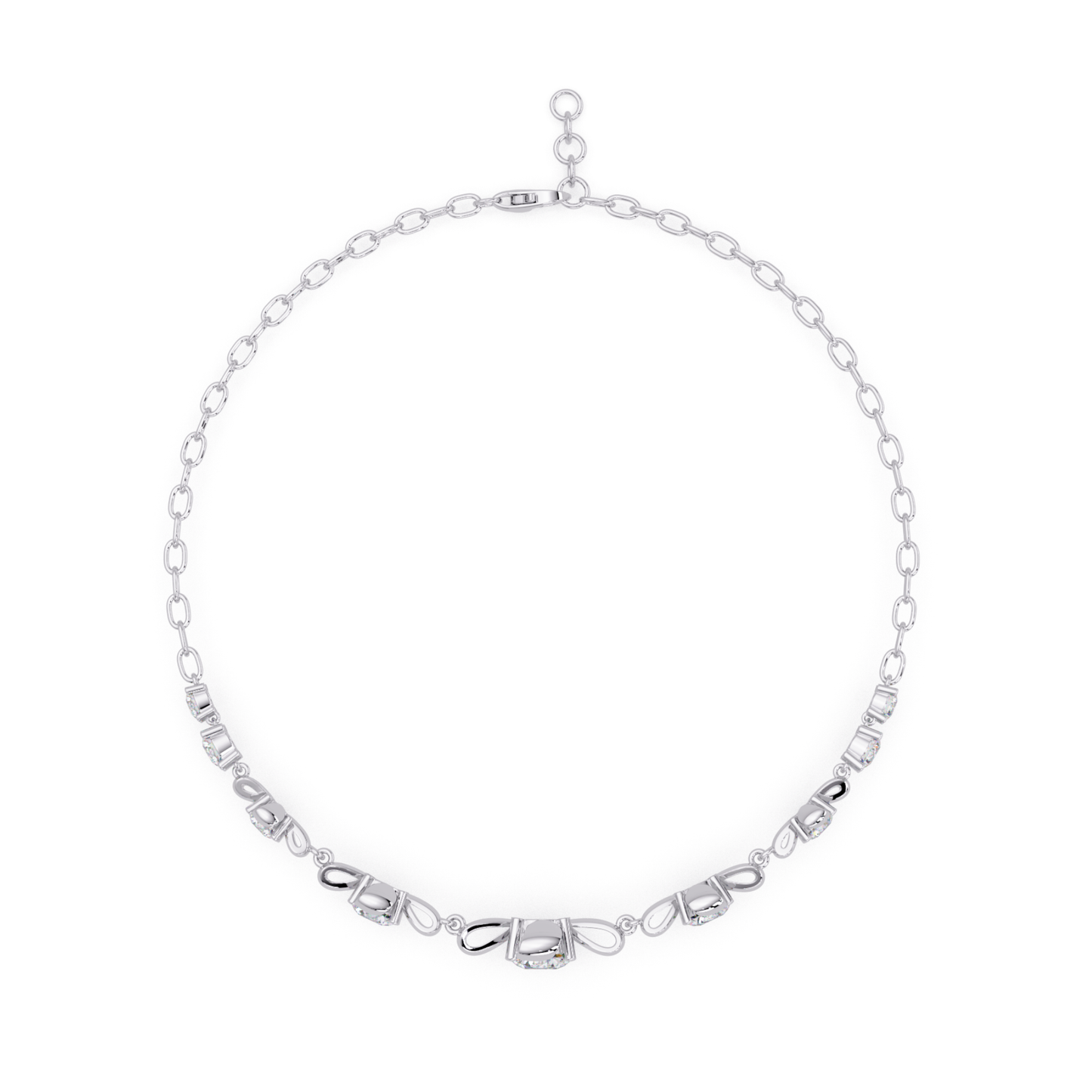 Lab Grown Round Diamond Floral Motif Bracelet - HIGHCARAT DIAMONDS