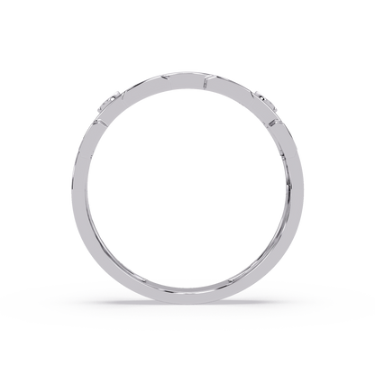 Round Lab grown Diamond Center Wide Band Ring - HIGHCARAT DIAMONDS