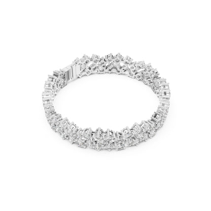 14.10 Ct Round Cut High Quality Lab Grown Diamond Vintage 14k Solid Yellow Gold Classic Perfect Wedding Wear Tennis Bracelet - HIGHCARAT DIAMONDS