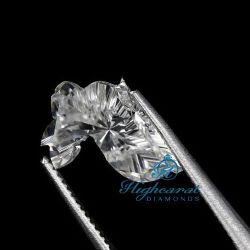 Artistic Seating Rabbit Cut Lab-Grown Diamond  Modern Style For Charms, Rings & Necklaces - HIGHCARAT DIAMONDS