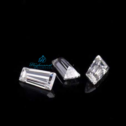 Tapered Baguette Cut White Colorless Lab Grown Antique Diamond Use For Wedding Jewelry - HIGHCARAT DIAMONDS