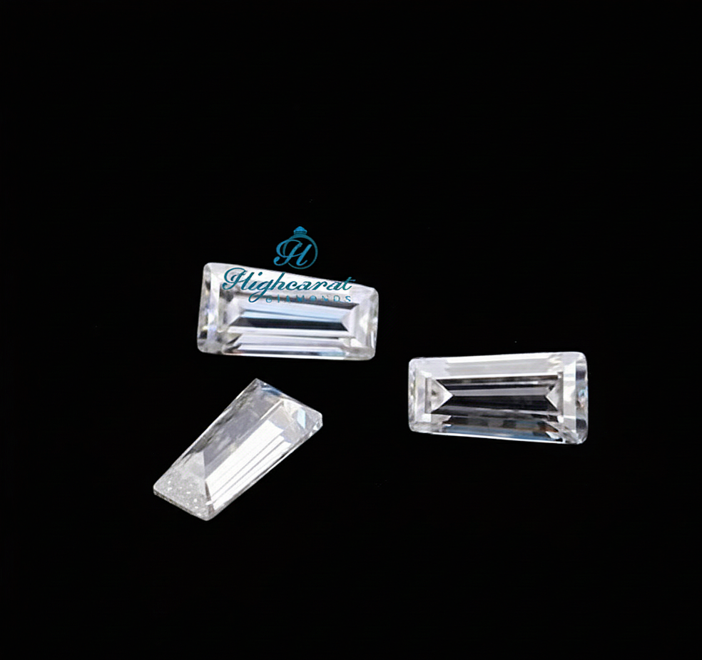 Tapered Baguette Cut White Colorless Lab Grown Antique Diamond Use For Wedding Jewelry - HIGHCARAT DIAMONDS