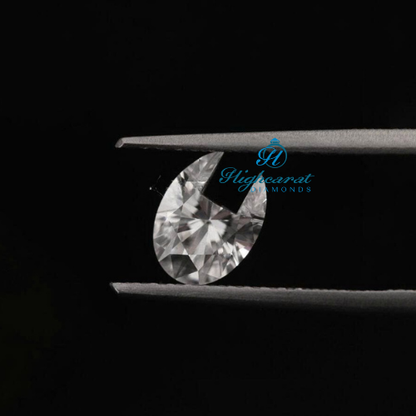 U Shape Customized Lab Diamond  Trendy Initial Jewelry Stone For Her & Him - HIGHCARAT DIAMONDS