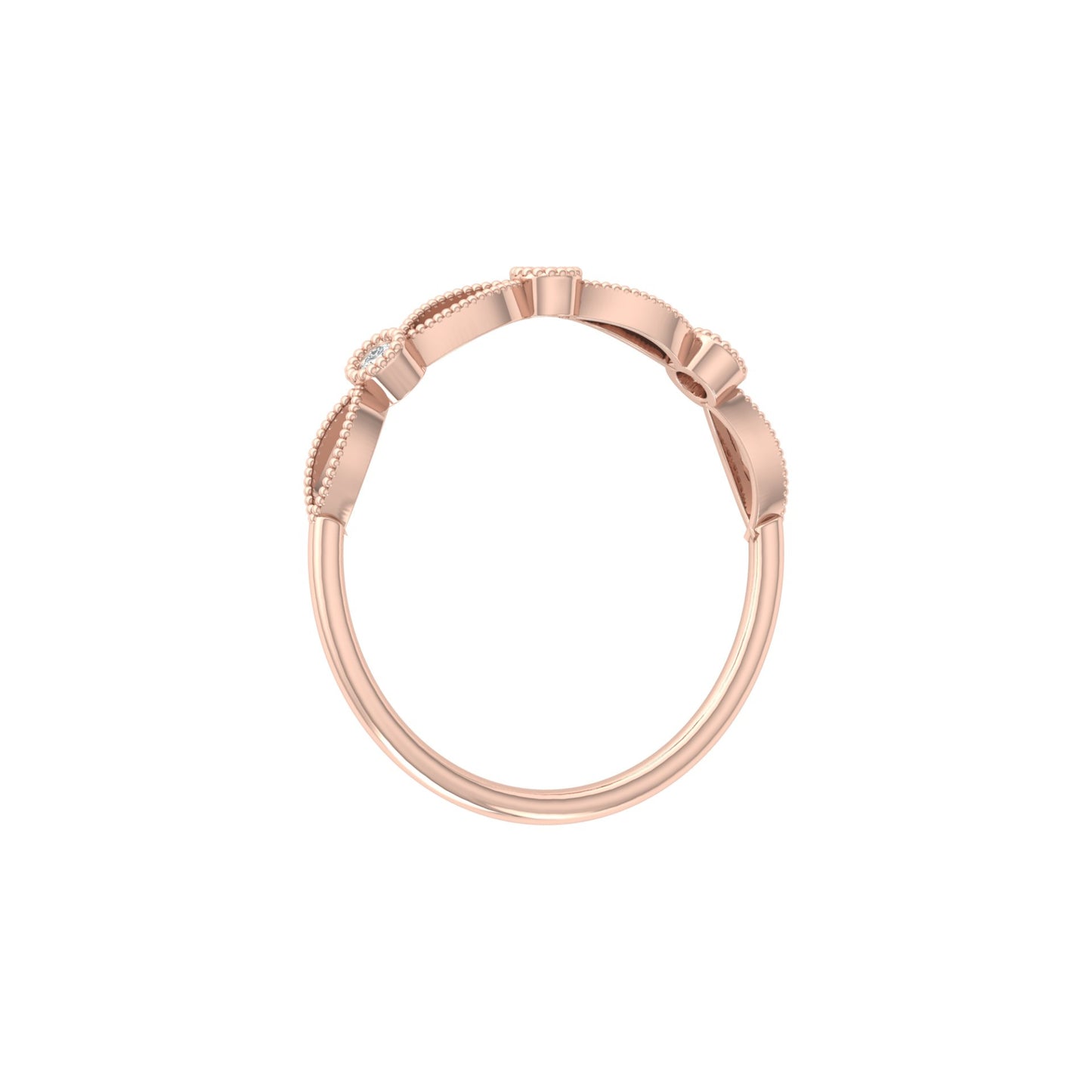 Lab-Grown and Natural Diamond Wedding Band for Brides New Dainty Diamond Ring Band for Her - HIGHCARAT DIAMONDS