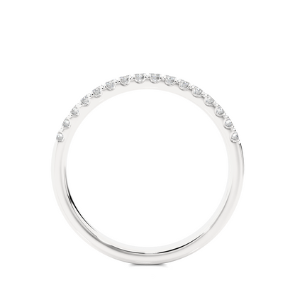 Labgrown Diamond Eternity Band Ring in 14K Solid Gold With Classic U-Prong Setting - HIGHCARAT DIAMONDS