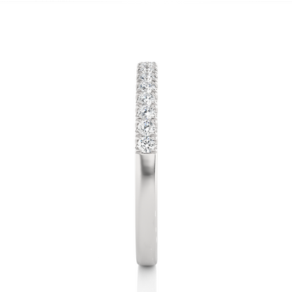 Labgrown Diamond Eternity Band Ring in 14K Solid Gold With Classic U-Prong Setting - HIGHCARAT DIAMONDS