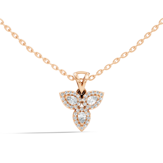 Elegant 0.53 Carat Pear Cut Diamond Pendant Perfect Gift for Women - HIGHCARAT DIAMONDS