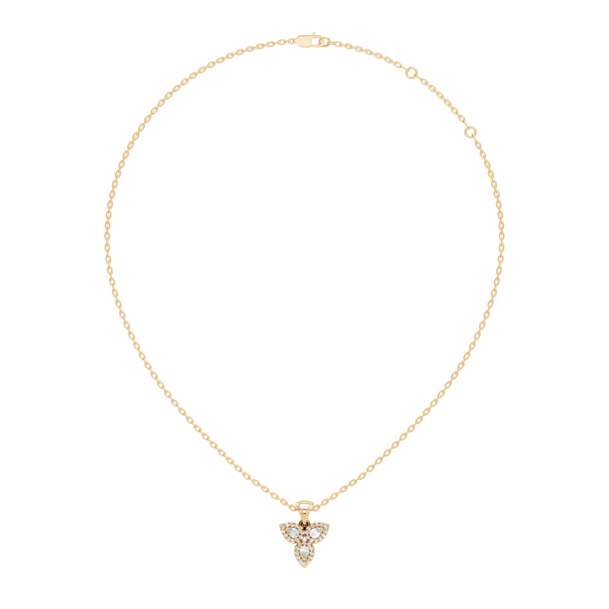 Elegant 0.53 Carat Pear Cut Diamond Pendant Perfect Gift for Women - HIGHCARAT DIAMONDS
