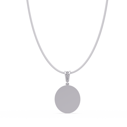 Lion Head Medallion Lab Grown Diamond Rose Gold Pendant Necklace - HIGHCARAT DIAMONDS