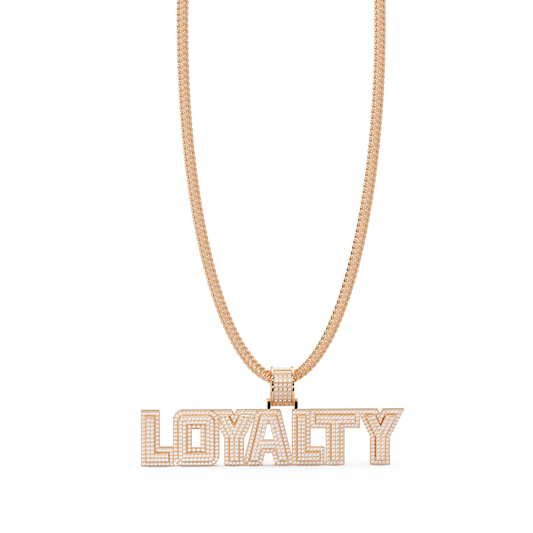 Loyalty Lab Grown Diamond Name Pendant Necklace - HIGHCARAT DIAMONDS