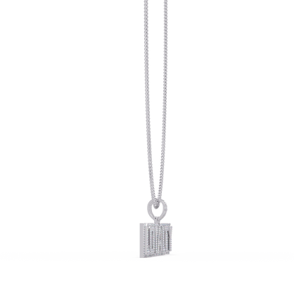 Loyalty Lab Grown Diamond Name Pendant Necklace - HIGHCARAT DIAMONDS