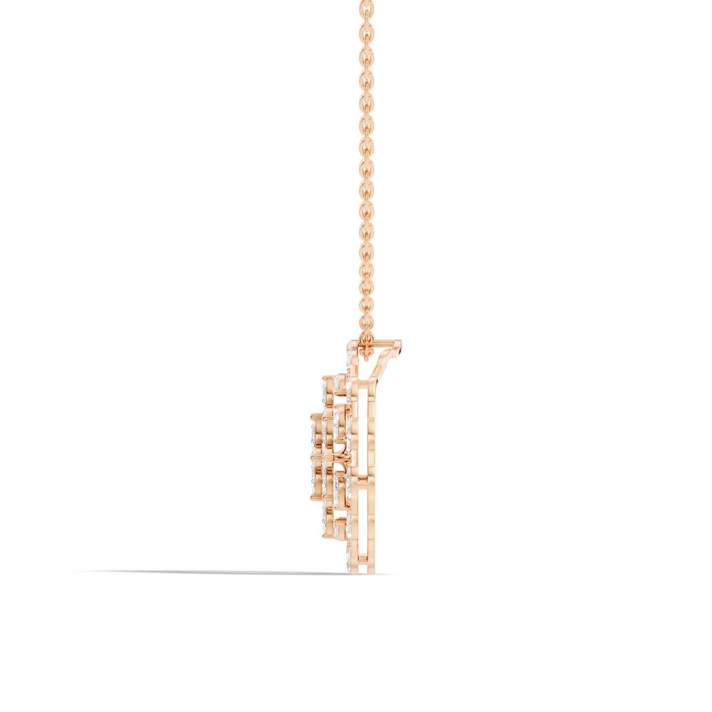 Sustainable Luxury Marquise Cut Lab Grown- Natural  Diamond Pendant  Everyday Elegance For Women - HIGHCARAT DIAMONDS