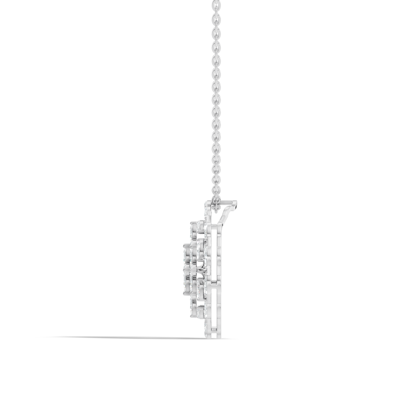 Sustainable Luxury Marquise Cut Lab Grown- Natural  Diamond Pendant  Everyday Elegance For Women - HIGHCARAT DIAMONDS