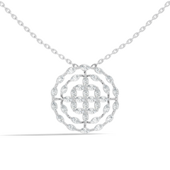 Sustainable Luxury Marquise Cut Lab Grown- Natural  Diamond Pendant  Everyday Elegance For Women - HIGHCARAT DIAMONDS