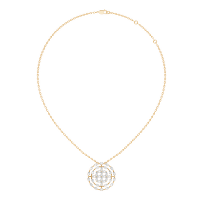 Sustainable Luxury Marquise Cut Lab Grown- Natural  Diamond Pendant  Everyday Elegance For Women - HIGHCARAT DIAMONDS