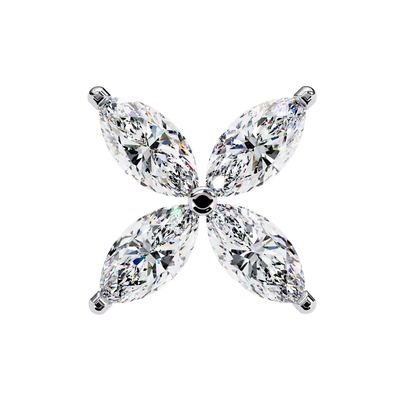 Marquise Cut White Colorless Diamond Antique Minimalist Classic Elegant Prong Set Dainty Stud Earring For Her - HIGHCARAT DIAMONDS
