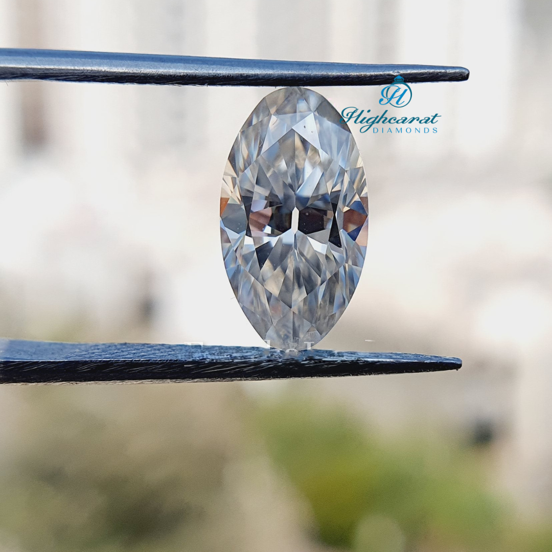 Antique Elongated Moval Cut Vintage Loose Diamond Timeless Pure and Perfect - HIGHCARAT DIAMONDS